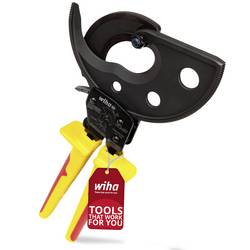 Wiha 46675 štípací kleště na kabely hliníkový a měděný kabel, jedno- a vícežilový, 62 mm, 500 mm²