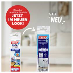 tesa COMFORT 05405-00102-00 Door sealing rail tesaMOLL® nerezová ocel (d x š) 1 m x 40 mm 1 ks