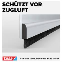 tesa COMFORT 05405-00102-00 Door sealing rail tesaMOLL® nerezová ocel (d x š) 1 m x 40 mm 1 ks