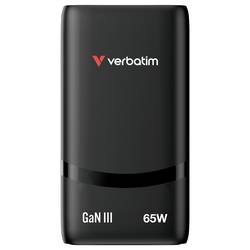 Verbatim 32354 síťový adaptér / napájení, Rychlonabíječka, 20 V, 65 W
