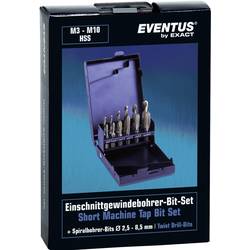 Eventus by Exact 70419 jednořezný závitník - sada 12dílná metrický M3, M4, M5, M6, M8, M10 pravotočivý HSS 1 sada