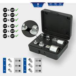 Brilliant Tools BT024006 BT024006 sada GOLA adaptérů/redukcí 6.3 mm Pohon (šroubovák) 1/4 (6,3 mm), 3/8, 1/2, 3/4 1 ks