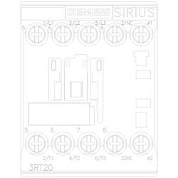 Siemens 3RT2016-1AB02 stykač 3 spínací kontakty 690 V/AC 1 ks