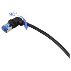 Renkforce RF-7116940 spojka RJ45 síťové kabely, propojovací kabely CAT 6A 2.00 m šedá (RAL 7035) 1 ks