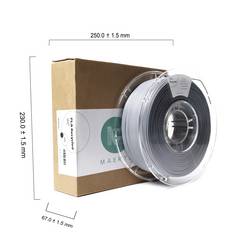 Maertz PMMA-1013-003 PMMA-1013-003 vlákno pro 3D tiskárny PLA plast Recyklované PLA vlákno 1.75 mm 1000 g šedá 1 ks