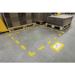 Durable 180704 Okénko pro vyznačení podlahy A5, odpojitelná žlutá 10 ks (d x š x v) 252 x 314 x 252 mm