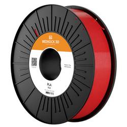 BEDROCK 3D PLA-0004a075 PLA Red 1.75 mm 750 g vlákno pro 3D tiskárny PLA plast 1.75 mm 750 g červená 1 ks