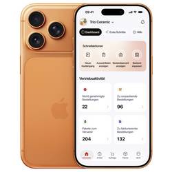 Apple iPhone 17 Pro iPhone 256 GB, 16 cm (6.3 palec), Vesmírná oranžová, iOS 26, dual SIM