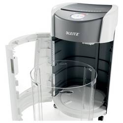 Leitz IQ OptiMax Office P5 skartovačka 10 listů mikrořez 2 x 15 mm P-5 35 l Křížový řez kancelářské sponky, sponky do sešívačky