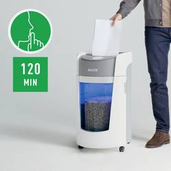 Leitz IQ OptiMax Office P5 skartovačka 10 listů mikrořez 2 x 15 mm P-5 35 l Křížový řez kancelářské sponky, sponky do sešívačky