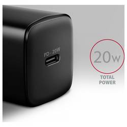 AXAGON USB nabíječka, USB Power Delivery (USB-PD) , USB-C® zásuvka (nabíjení), 20 W, QC 3.0, QC 4+, Quick Charge 4.0, Quick Charge 3.0, Smart IC, Adaptivní