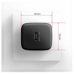 AXAGON USB nabíječka, USB Power Delivery (USB-PD) , USB-C® zásuvka (nabíjení), 20 W, QC 3.0, QC 4+, Quick Charge 4.0, Quick Charge 3.0, Smart IC, Adaptivní