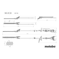 Metabo 601726850 akumulátor Nástavec zahradnických nůžek 18 V