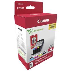 Canon Ink CLI-571 XL originál kombinované balení černá, azurová, purppurová, žlutá 0332C006