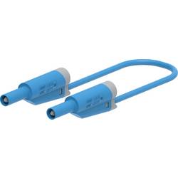 Electro PJP 2711-IEC-CD1-50BL měřicí kabel zásuvkový konektor 4 mm, banánková zástrčka 50 cm modrá 1 ks