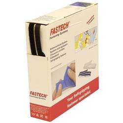 FASTECH® B10-SKL999910 pásek se suchým zipem, zalepení hotmelt , háčková a flaušová část, (d x š) 10 m x 10 mm, černá, 10 m