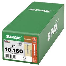 SPAX 0251011001605 talířové šrouby 10 mm 160 mm T-STAR plus ocel 25 ks