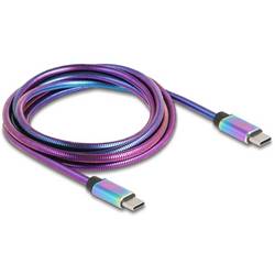 Delock Kabel USB-C USB 2.0 USB-C ® zástrčka, USB-C ® zástrčka 2.00 m vícebarevná 81116