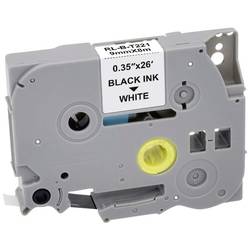 Renkforce RF-LT-BTZe221 kompatibilní náhradní Brother TZe-221 9 mm Barva pásky: bílá Barva písma: černá 8 m