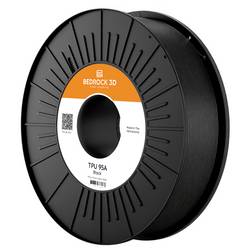 BEDROCK 3D TPU-2308b075 TPU 95A Black 2.85 mm 750 g vlákno pro 3D tiskárny TPU 2.85 mm 750 g černá 1 ks