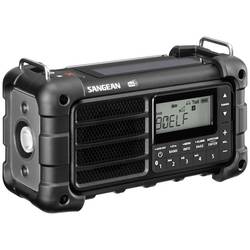 Sangean MMR-99 DAB+ Black A500481 outdoorové rádio, DAB+, DAB, FM, nouzové rádio, Bluetooth, Solární panel, voděodolné, prachotěsné, černá