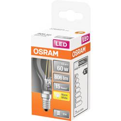 OSRAM HOMELIGHTING 4058075447936 LED Energetická třída (EEK2021) D (A - G) E14 kapkový tvar 5.9 W = 60 W teplá bílá (Ø x d) 45.0 mm x 84 mm 1 ks