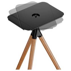 Reflecta Projector Stand Elegant BW schwarz / Walnuss Podlahový stojan naklápěcí, nakláněcí, otočný