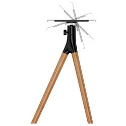Reflecta Projector Stand Elegant BW schwarz / Walnuss Podlahový stojan naklápěcí, nakláněcí, otočný