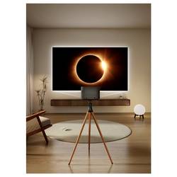 Reflecta Projector Stand Elegant BW schwarz / Walnuss Podlahový stojan naklápěcí, nakláněcí, otočný