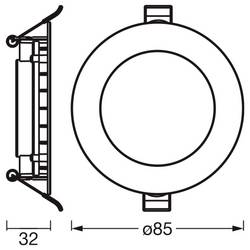 OSRAM HOMELIGHTING 4058075853874 stropní lampa, LED stropní reflektor, bílá