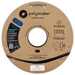Polymaker PA17004 HT-PLA vlákno pro 3D tiskárny PLA plast, HT PLA Odolnost vůči vysokým teplotám, Filament pro vysokorychlostní 3D tisk 1.75 mm 1000 g modrá,