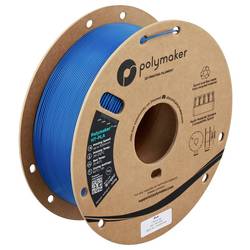 Polymaker PA17004 HT-PLA vlákno pro 3D tiskárny PLA plast, HT PLA Odolnost vůči vysokým teplotám, Filament pro vysokorychlostní 3D tisk 1.75 mm 1000 g modrá,