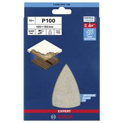 Bosch Accessories EXPERT M480 2608900726 brusná síť pro multifunkčníbrusku bez otvorů Zrnitost 100 (d x š) 150 mm x 100 mm 10 ks