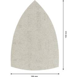 Bosch Accessories EXPERT M480 2608900726 brusná síť pro multifunkčníbrusku bez otvorů Zrnitost 100 (d x š) 150 mm x 100 mm 10 ks