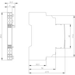 Siemens 3RV2901-2B pomocný spínač 1 ks