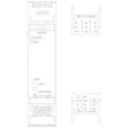 Siemens 3SK1111-2AB30 3SK11112AB30 bezpečnostní relé 24 V/DC, 24 V/AC Jmenovitý proud 5 A