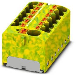 Phoenix Contact PTFIX 10/12X4 GNYE 1153438 blok rozvaděče Pólů: 13 0.2 mm² 6 mm² zelenožlutá 8 ks