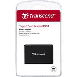 Transcend TS-RDC8K2 externí čtečka paměťových karet USB-C™ (USB 3.1 Gen 1) černá