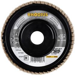 Rhodius 210475 LGA ALU vějířovitý brusný kotouč Průměr 125 mm Ø otvoru 22.23 mm Zrnitost 40 neželezné kovy 1 ks