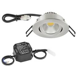 EVN PC20N91302 PC20N91302 LED vestavné svítidlo, LED, pevně vestavěné LED, 8.4 W, nerezová ocel