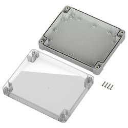 TRU COMPONENTS 6U07241906139 TC-13865196 Průmyslová skříň 240 x 191.3 x 61.7 polykarbonát světle šedá, transparentní 1 ks