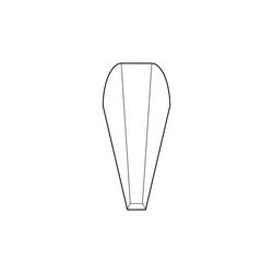 Ideal Tek 7CFR.SA.1.IT Pinzeta, 1 ks, 7CF, 130 mm