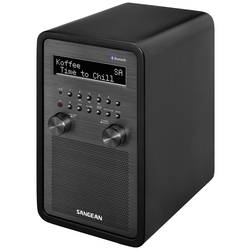 Sangean DDR-60 A500364 stolní rádio, DAB+, DAB, FM, AUX, Bluetooth, NFC, vč. dálkového ovládání, funkce alarmu, černá