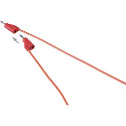 VOLTCRAFT MSB-200 měřicí kabel lamelová zástrčka 2 mm lamelová zástrčka 2 mm 0.60 m červená 1 ks