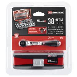 Facom sada nástrčných klíčů, metrický, 1/4 (6,3 mm), 38dílná, RL.NANO1