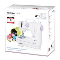 EMERIO šicí stroj Emerio SEW-121820 - Nähmaschine - 12 Stiche LED osvětlení bílá, fialová