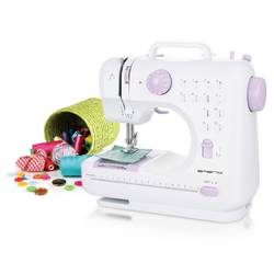 EMERIO šicí stroj Emerio SEW-121820 - Nähmaschine - 12 Stiche LED osvětlení bílá, fialová