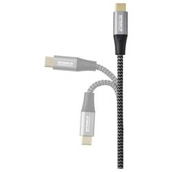 SpeaKa Professional USB kabel 2.00 m černá/šedá SP-14353908