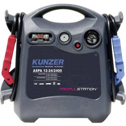 Kunzer systém pro rychlé startování auta ASPA 12-24/2400 AC/DC, ASPA 12-24/2400, max. startovací proud 2400 A, max. startovací proud Pomocný stratovací proud