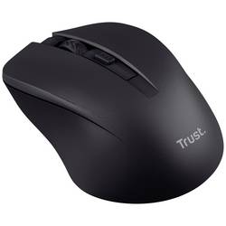 Trust MYDO SILENT optická myš, přenos bezdrátový, 4 tlačítko, 1800 dpi, černá